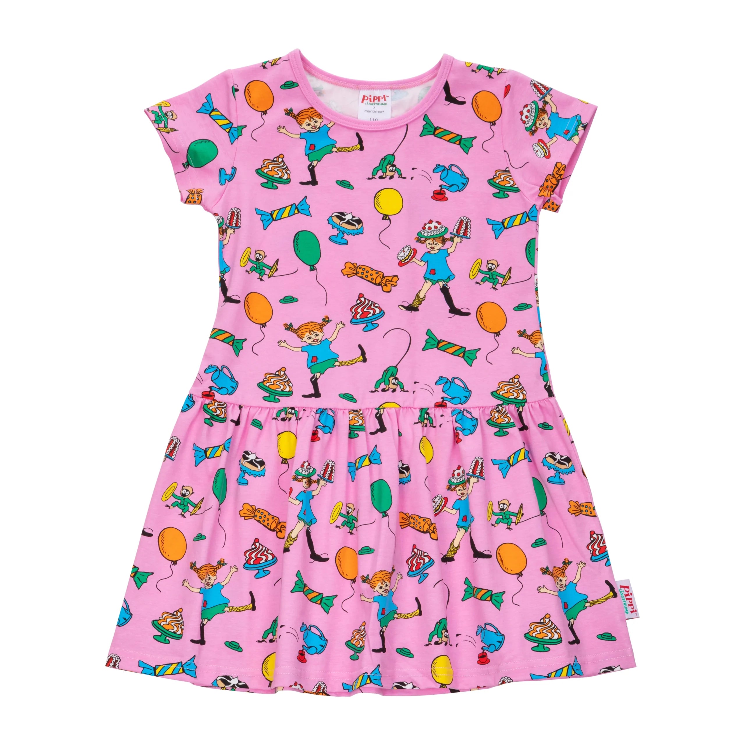 Pippi Langstrumpf Babykleid pink von Martinex wenige Größen vorrätig!