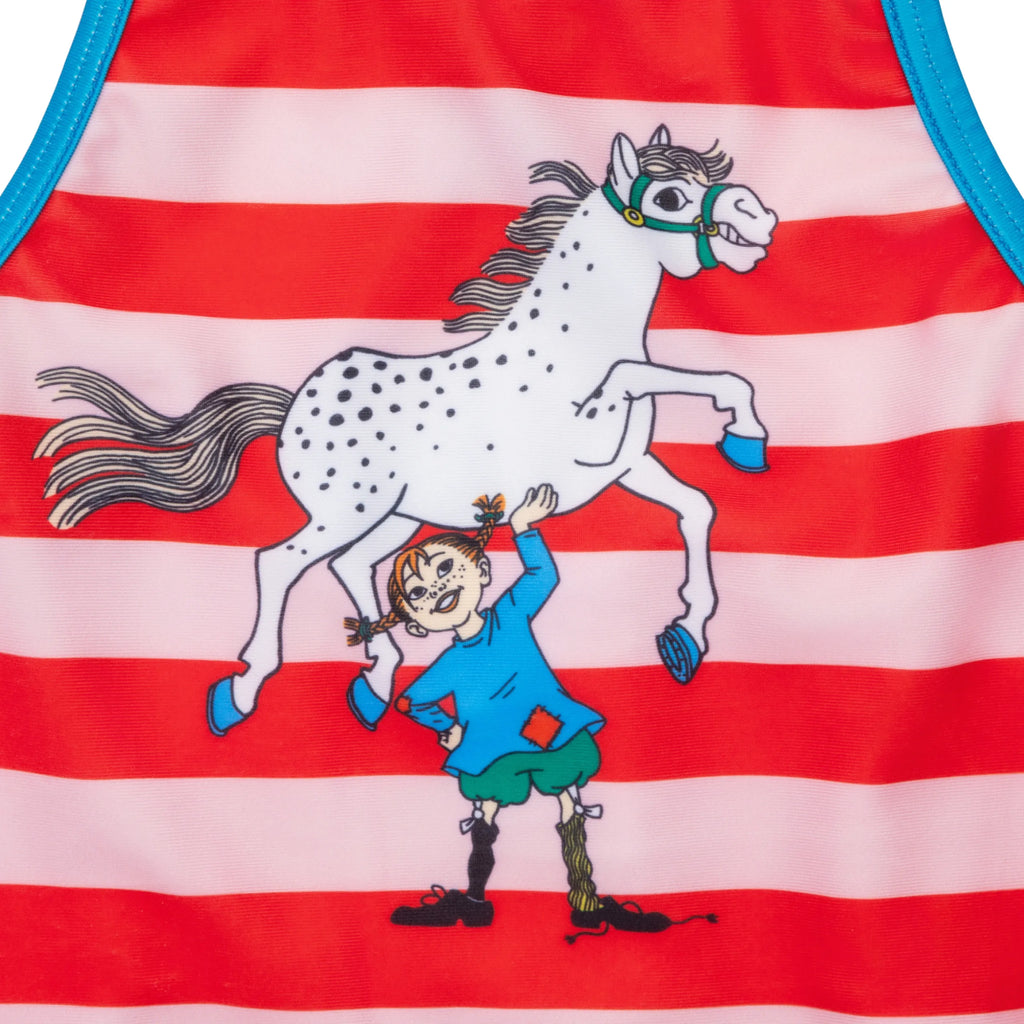 Martinex Pippi Langstrumpf Super Strong Swimsuit red Badeanzug in rot noch wenige Größen!