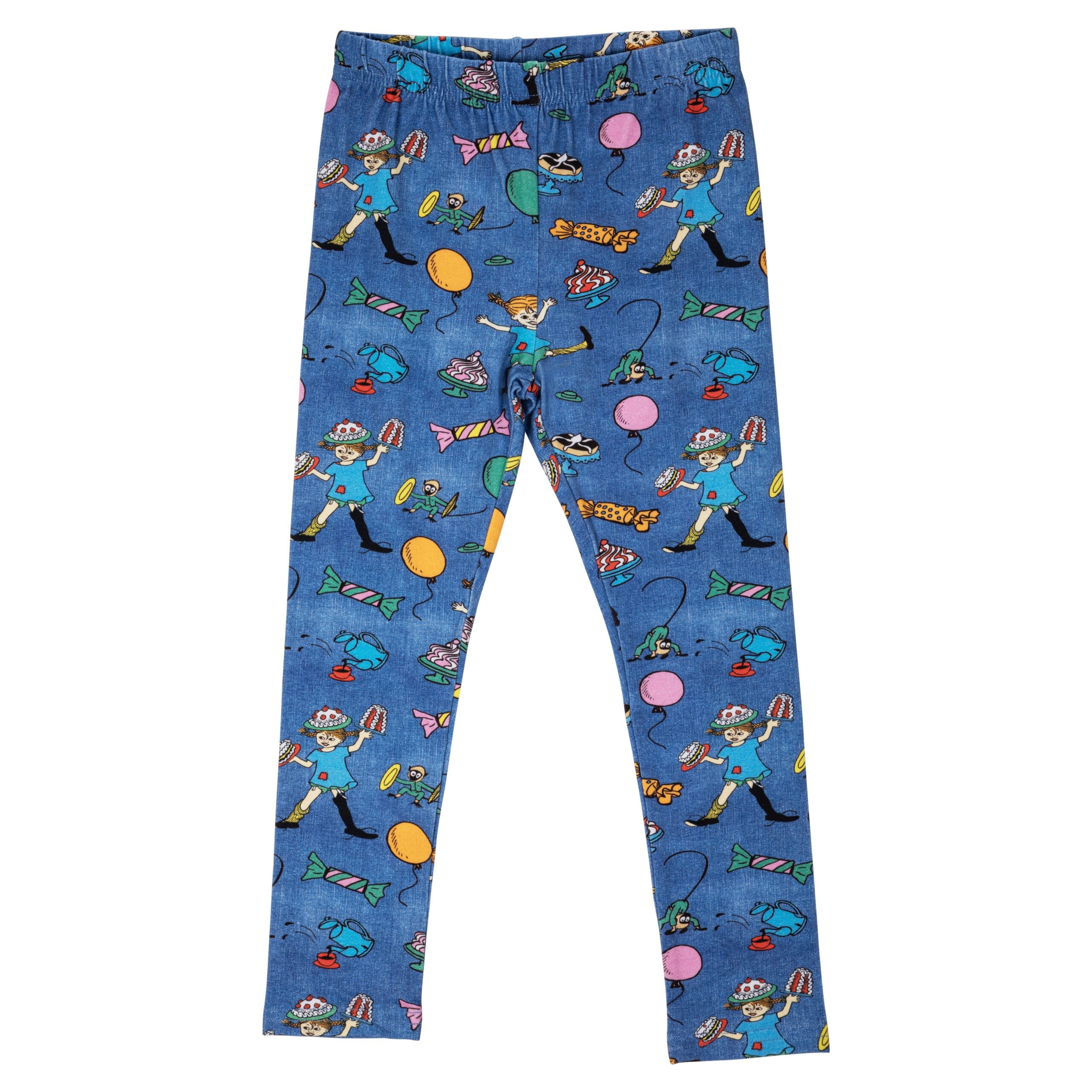 Pippi Langstrumpf Party-Pippi-Leggings Denim