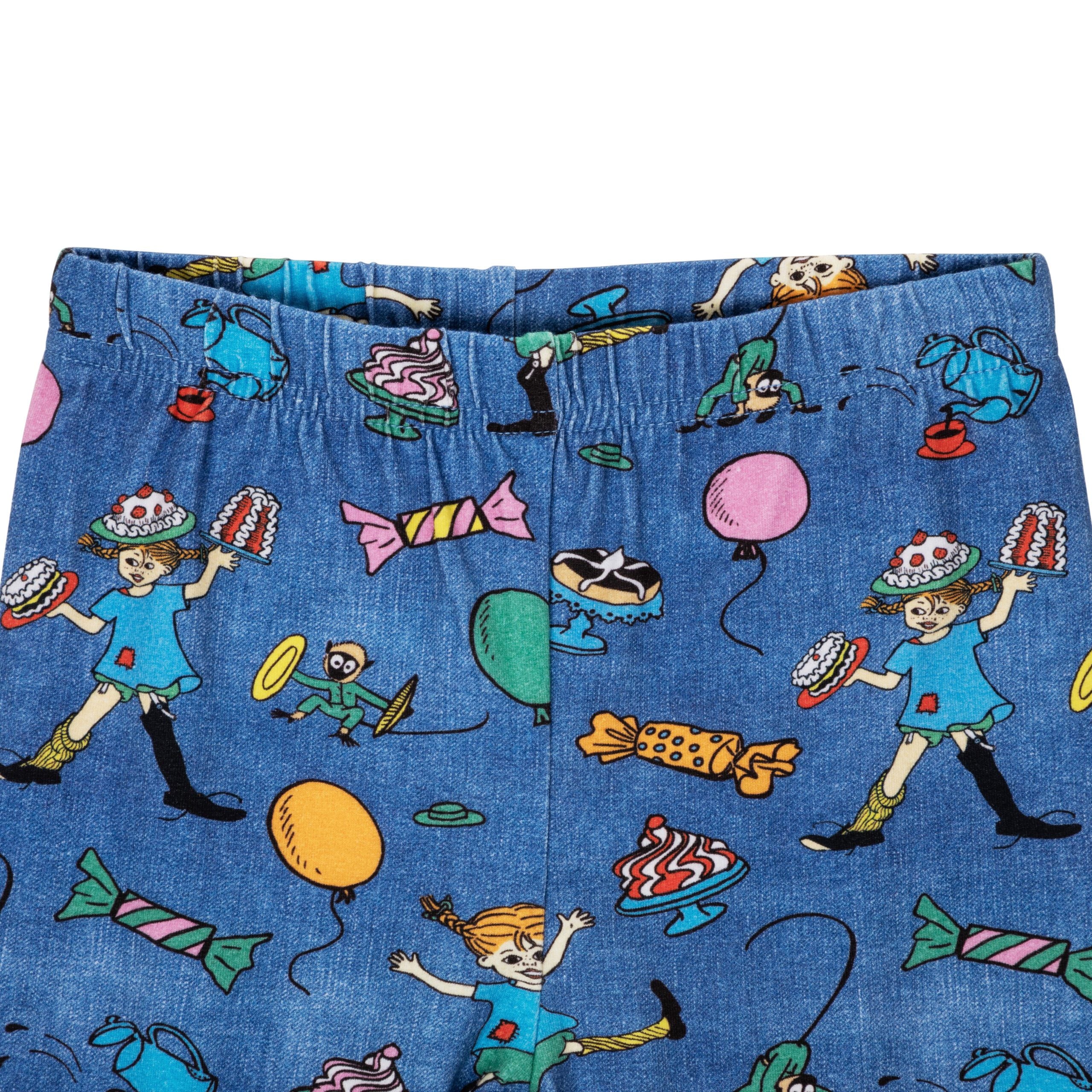 Pippi Langstrumpf Party-Pippi-Leggings Denim