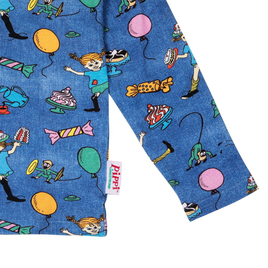 Pippi Langstrumpf Party Pippi Shirt Denim