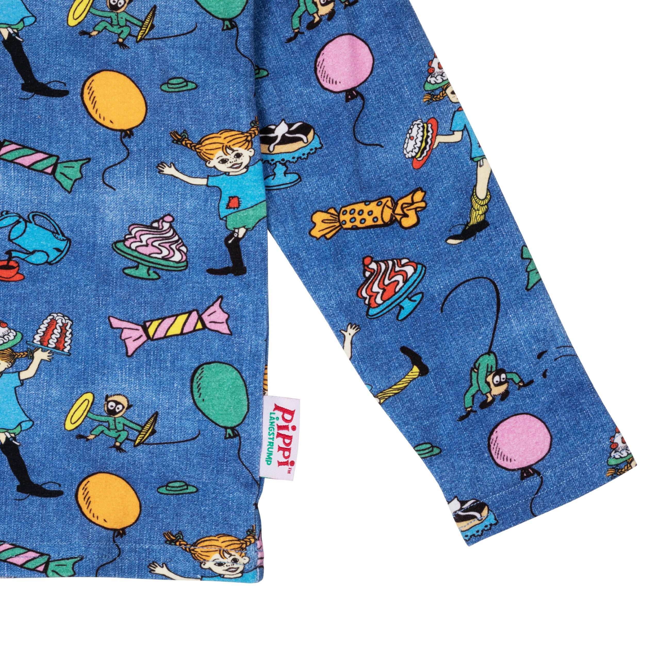 Pippi Langstrumpf Party Pippi Shirt Denim