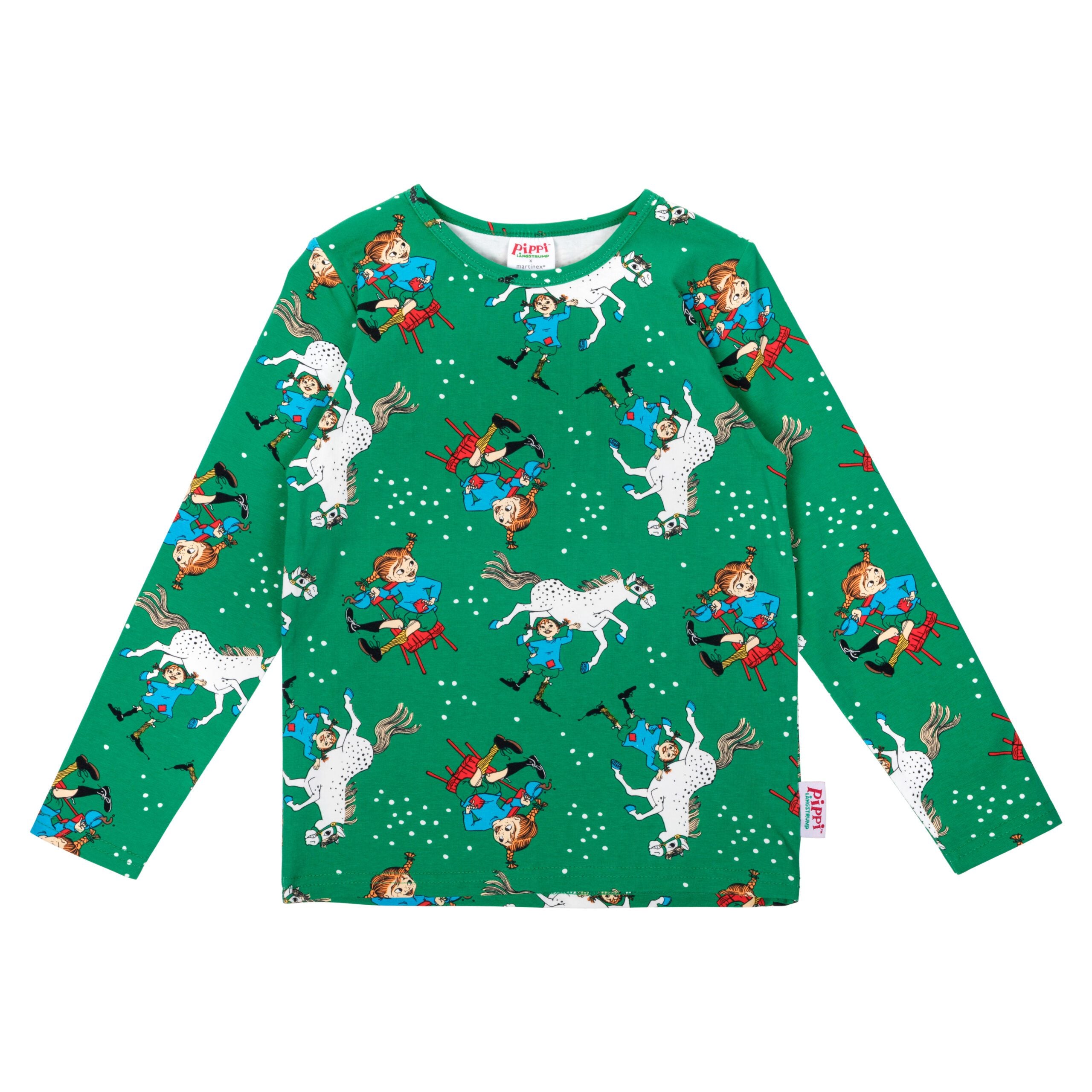 Pippi Langstrumpf Confident Shirt grün