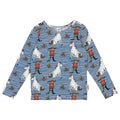 Pippi Langstrumpf - Pippi Pals Shirt Blue Shirt gestreift mit kleinem Onkel