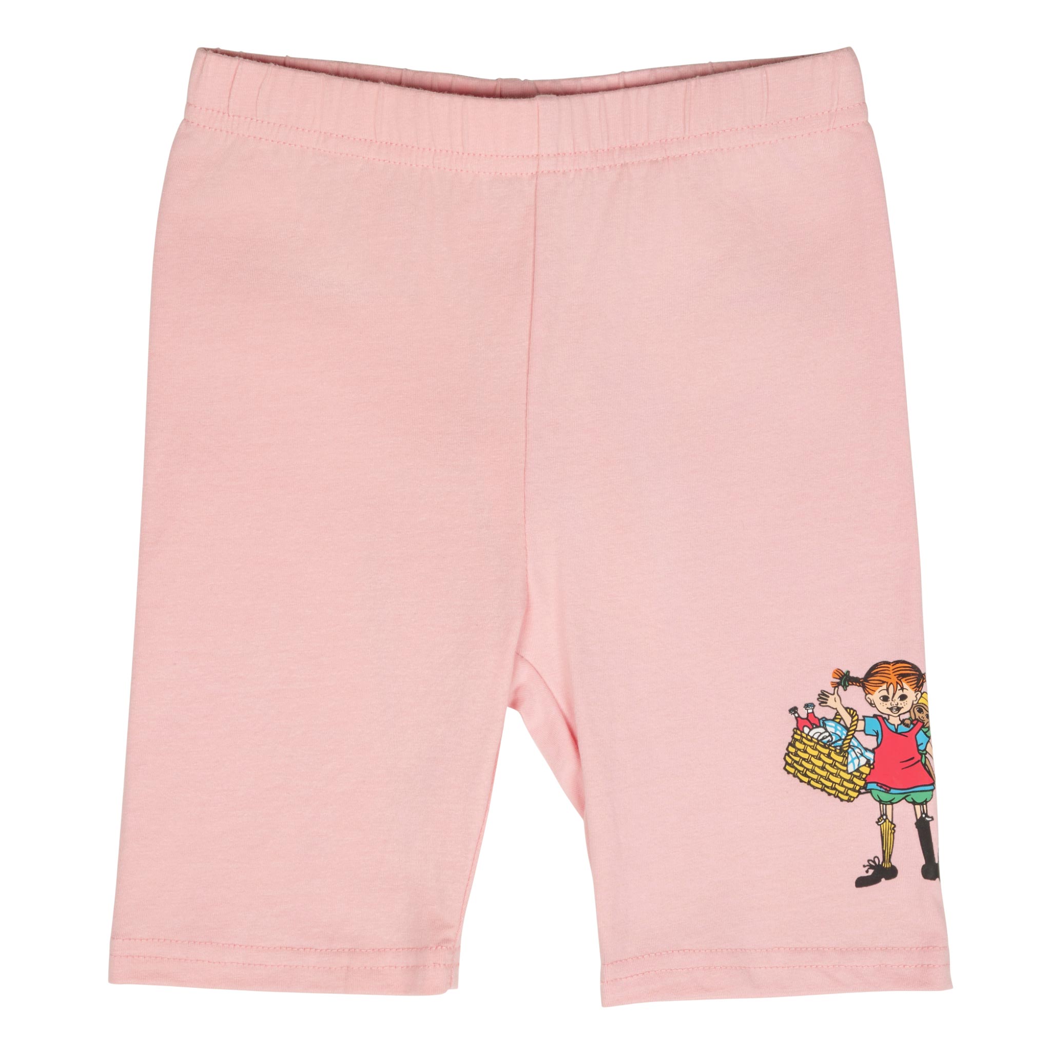 Pippi Langstrumpf Picnic Shorts rose - Radlerhose mit Pippi Print