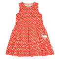 Pippi Langstrumpf - Speckled Dress red - gepunktetes rotes Kleid