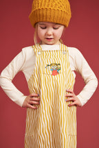 Trägerkleid Pippi Langstrumpf Striped Curry