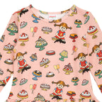 Pippi Langstrumpf -  Kleid  Yummy Rosa