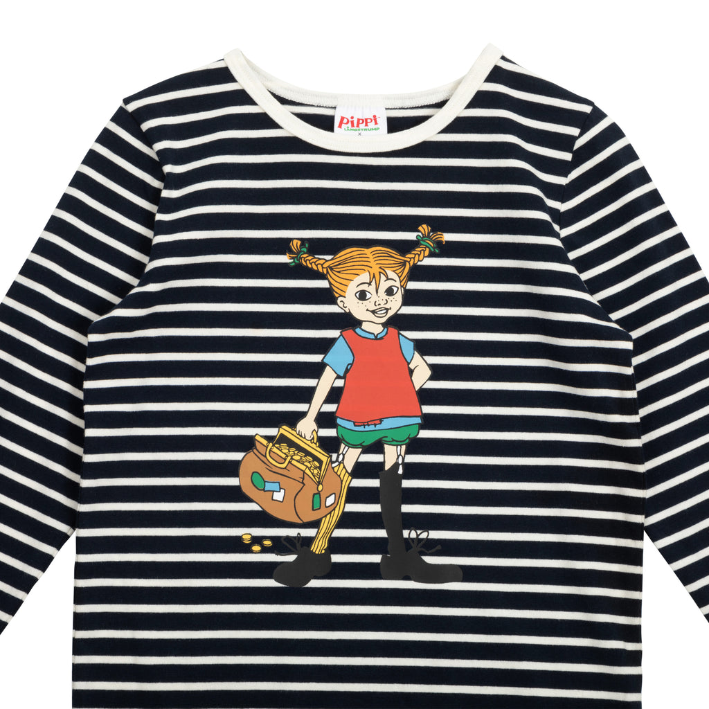 Pippi Langstrumpf - Langarmshirt Pippi Langstrumpf Rich Striped gestreift