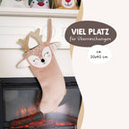 Papierdrachen Weihnachtssocke - Reh