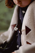 Unisex Baby-Kleinkind Teddyweste mit kariertem Futter