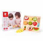 Classic World Puzzle Obst scheiden: 24x24x2,5 cm / Ab 18 Monaten