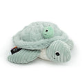 LES PTIPOTOS - 30CM MUM&BABY TURTLE PLÜSCH MINT