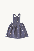 Eli und Nev - Baby Träger Cordkleid mit Blumenstickerei