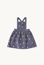 Eli und Nev - Baby Träger Cordkleid mit Blumenstickerei