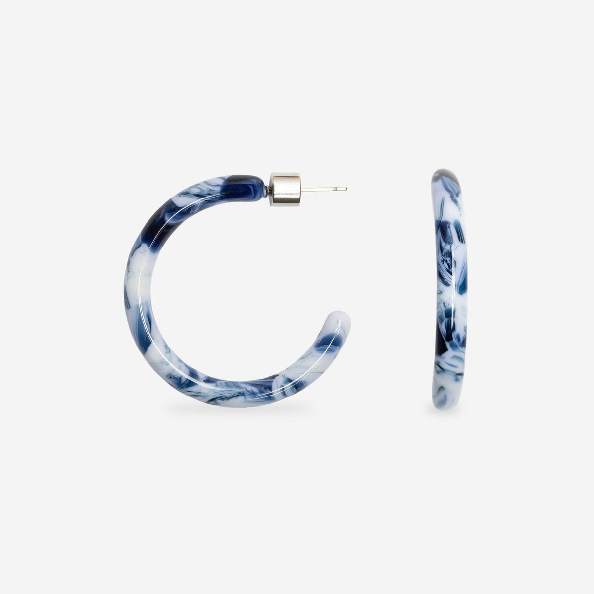 Ohrringe - Cellulose Acetat Loop Mare: Mare