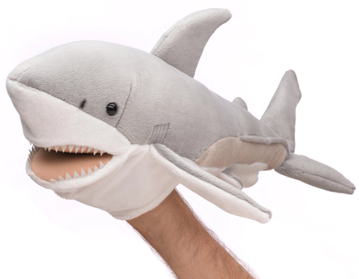 Handpuppe Weißer Hai 50 cm Länge