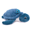 LES PTIPOTOS - 30CM MUM&BABY TURTLE PLÜSCH BLAU