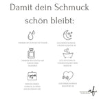 afHandmade Ohrringe Leo mit silberfarbigem Stecker