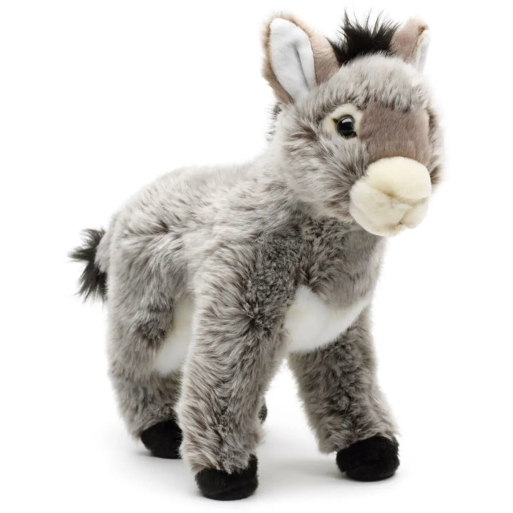 Uni Toys Esel, stehend - 28 cm (Höhe) - Kuschel-/Plüschtier