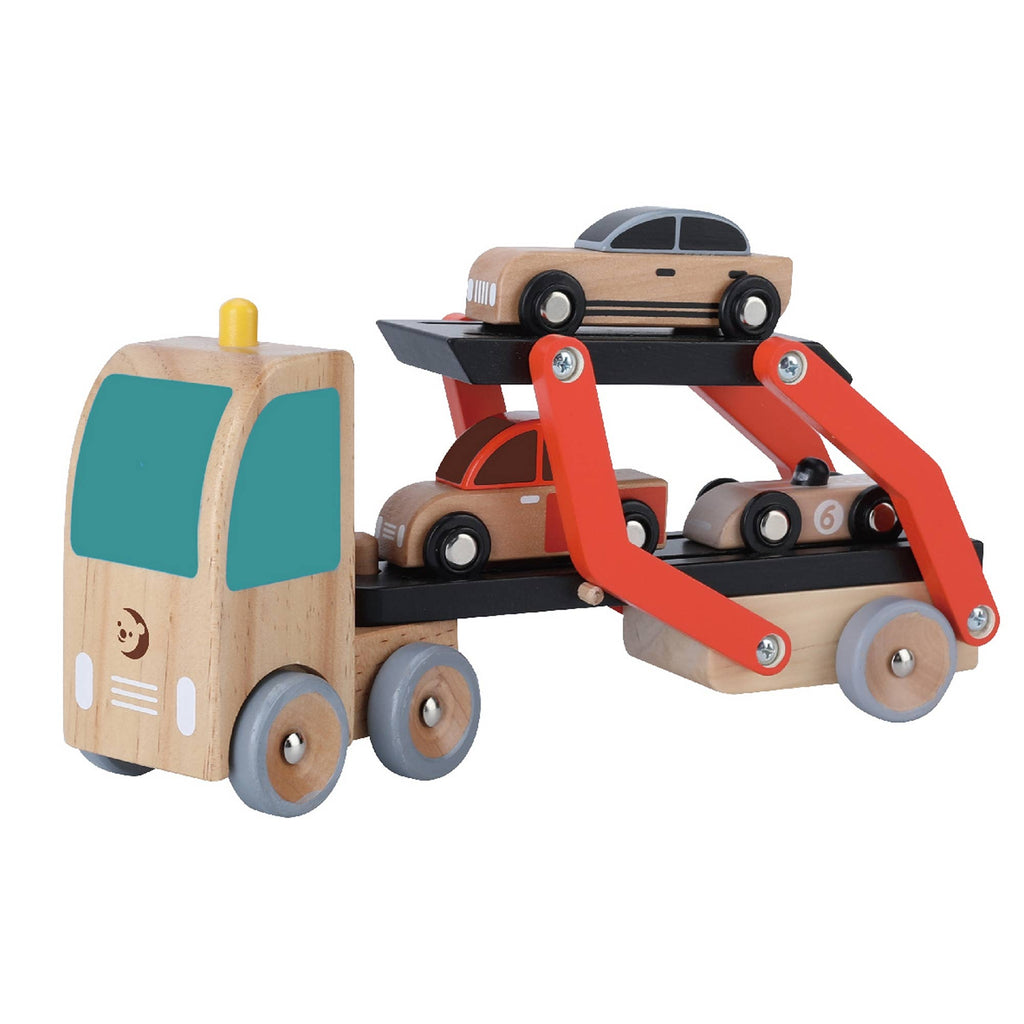 Classic World Autotransporter rot: 26,5x7x15 cm / Ab 18 Monaten