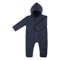 PURE PURE Mini Overall Wollfleece 100% Merinowolle kbT Farbe marine/dunkelblau