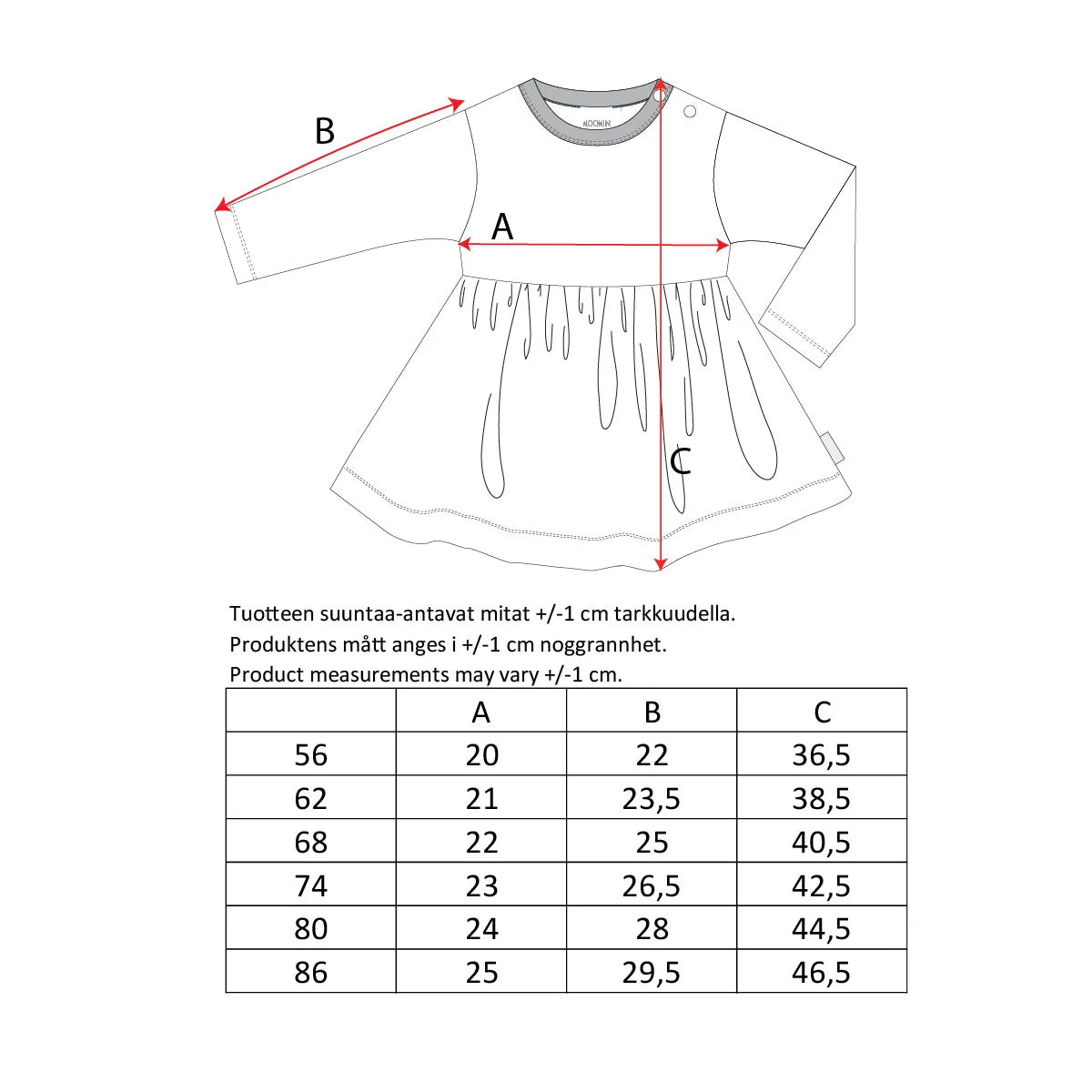 Ma-ia Family - Bloomy dress, dark red - geblümtes Mädchenkleid dunkelrot
