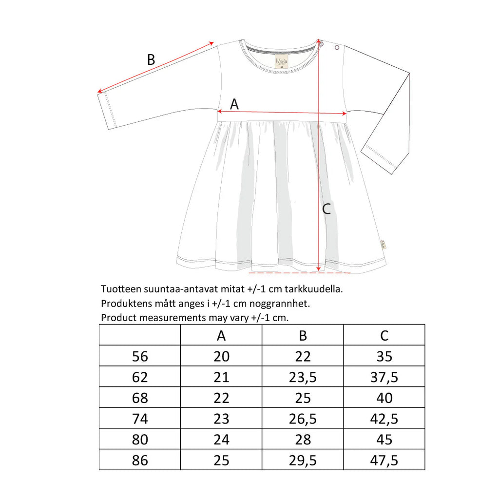 Ma-ia Kleid mit Bambi Print und Taschen lila