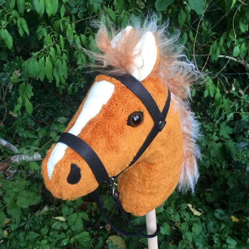 Bio Steckenpferd "Mini Don Camillo" orange in hochwertiger Verarbeitung