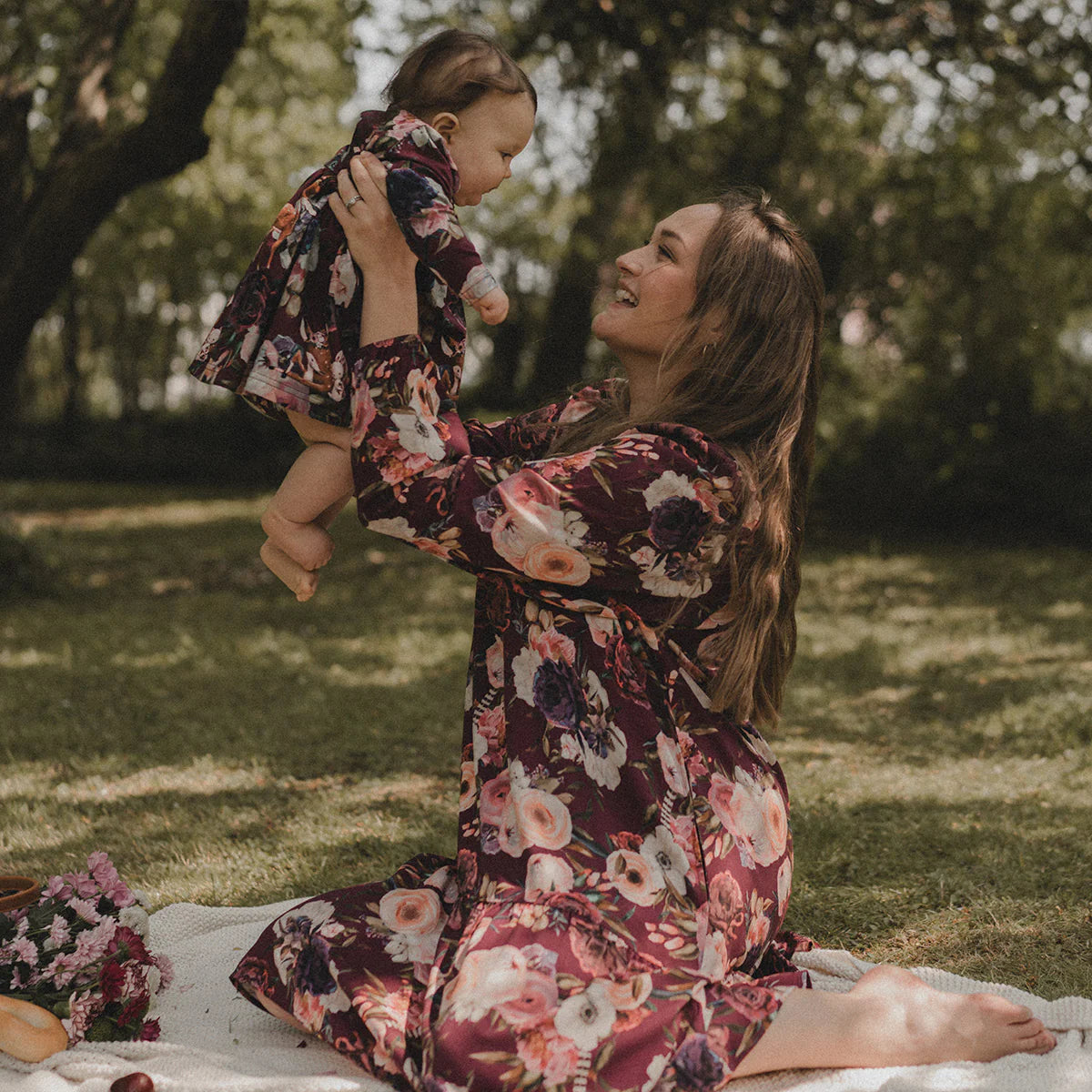 Baby Bambi Bodysuit Dress Babykleid mit Rehkitz Druck wenige Größen!