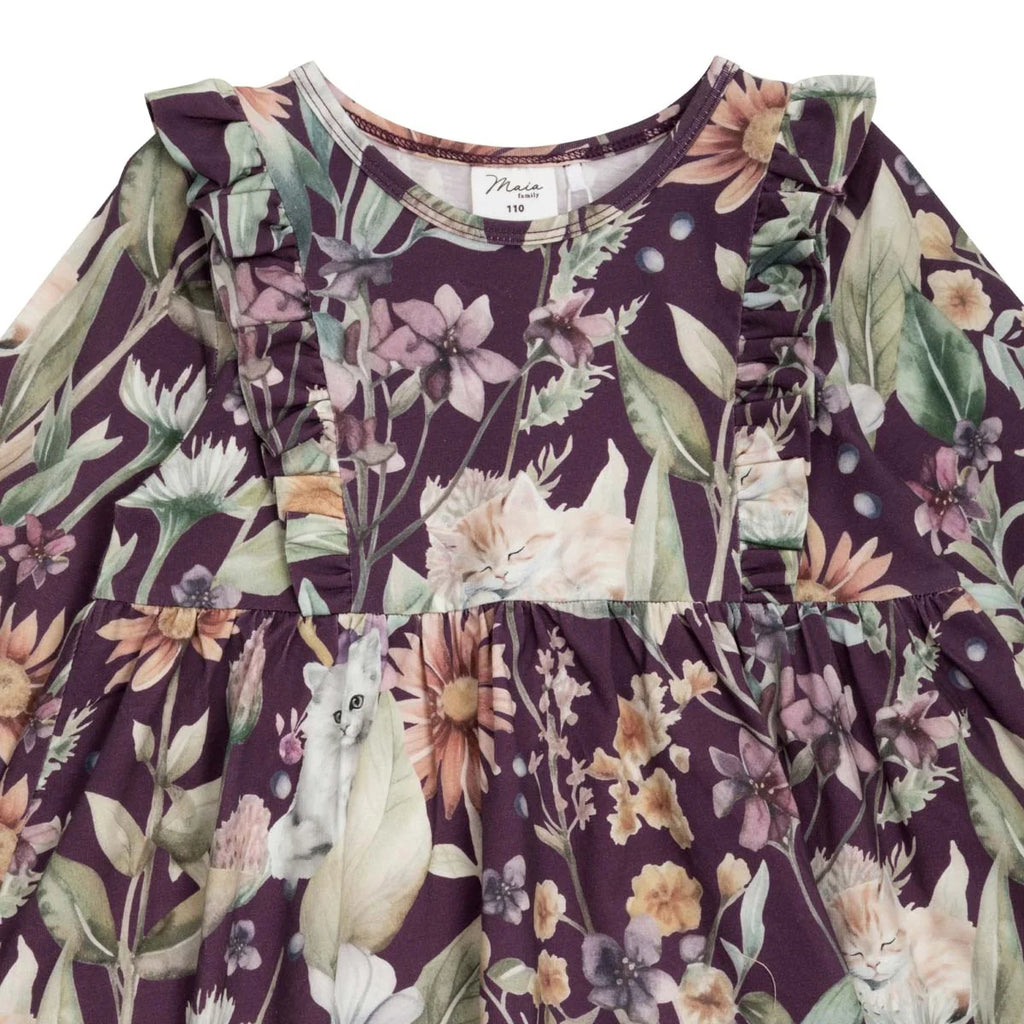 Ma-ia Family - Catmint Dress - Katzenminze Kleid violet