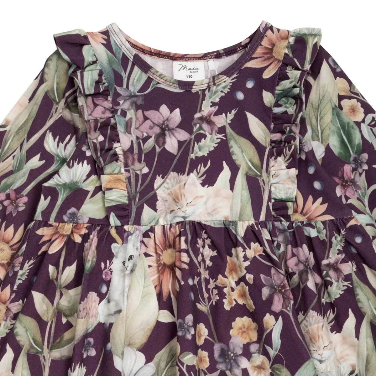Ma-ia Family - Catmint Dress - Katzenminze Kleid violet