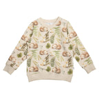 Ma-ia Family - Nap Time Sweatshirt mit Waldtieren beige