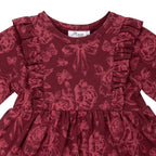 Ma-ia Family - Babykleid - Rosaline babies' dress, dark red