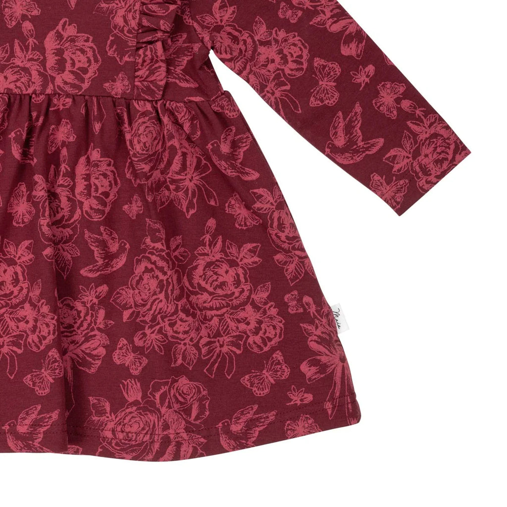 Ma-ia Family - Babykleid - Rosaline babies' dress, dark red