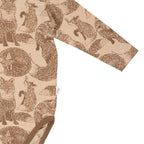 Ma-ia Family -Foxes bodysuit, beige Body mit Allover Fuchsprint