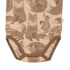 Ma-ia Family -Foxes bodysuit, beige Body mit Allover Fuchsprint