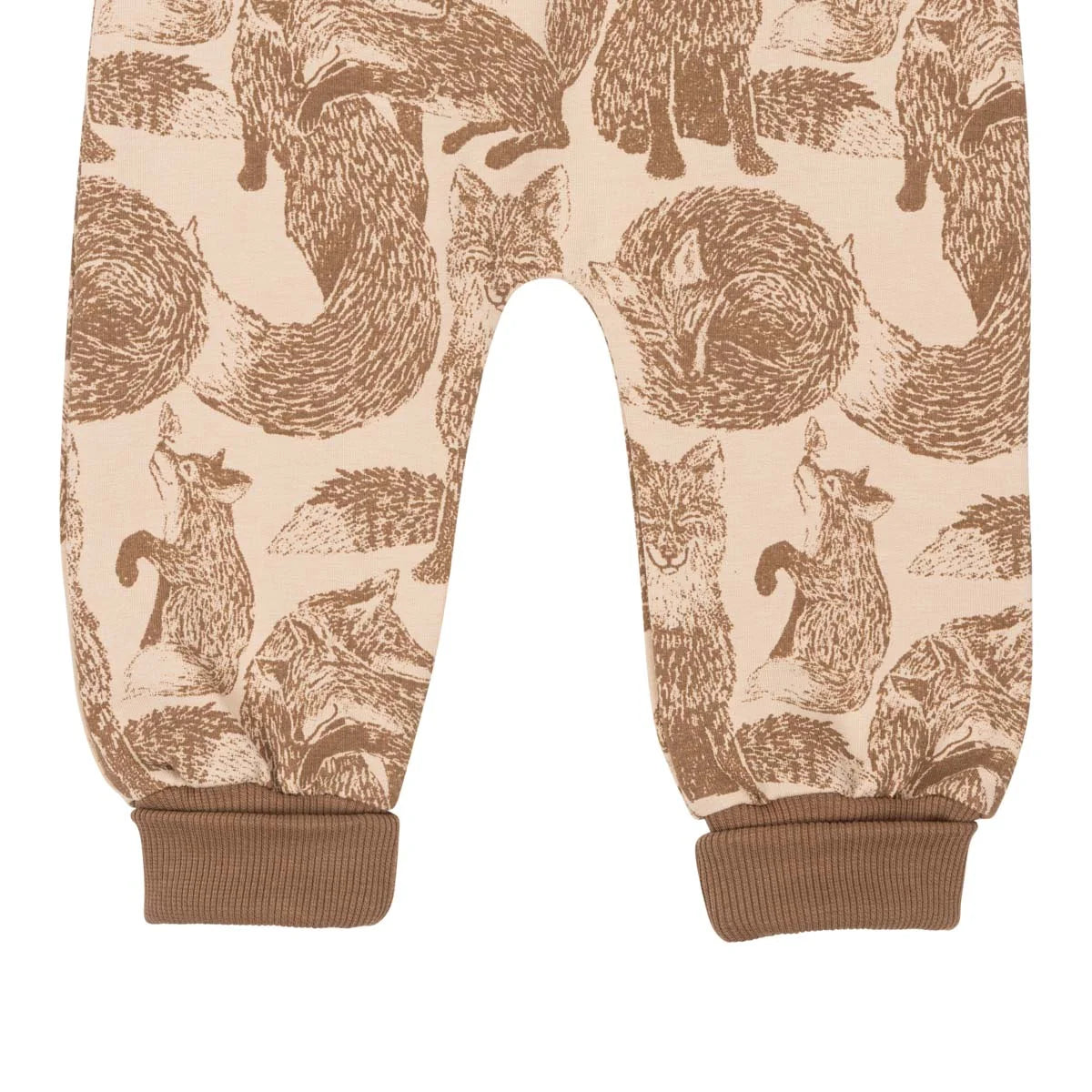 Ma-ia Family - Foxes babies sweatpants, beige
