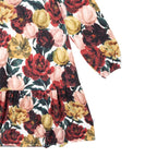 Ma-ia Family - ADULTS/Erwachsene Laura dress, Bloomy, dark red