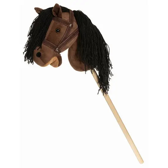 Teddykompaniet Steckenpferd in Farbe braun mit Halfter - Cane Horse brown