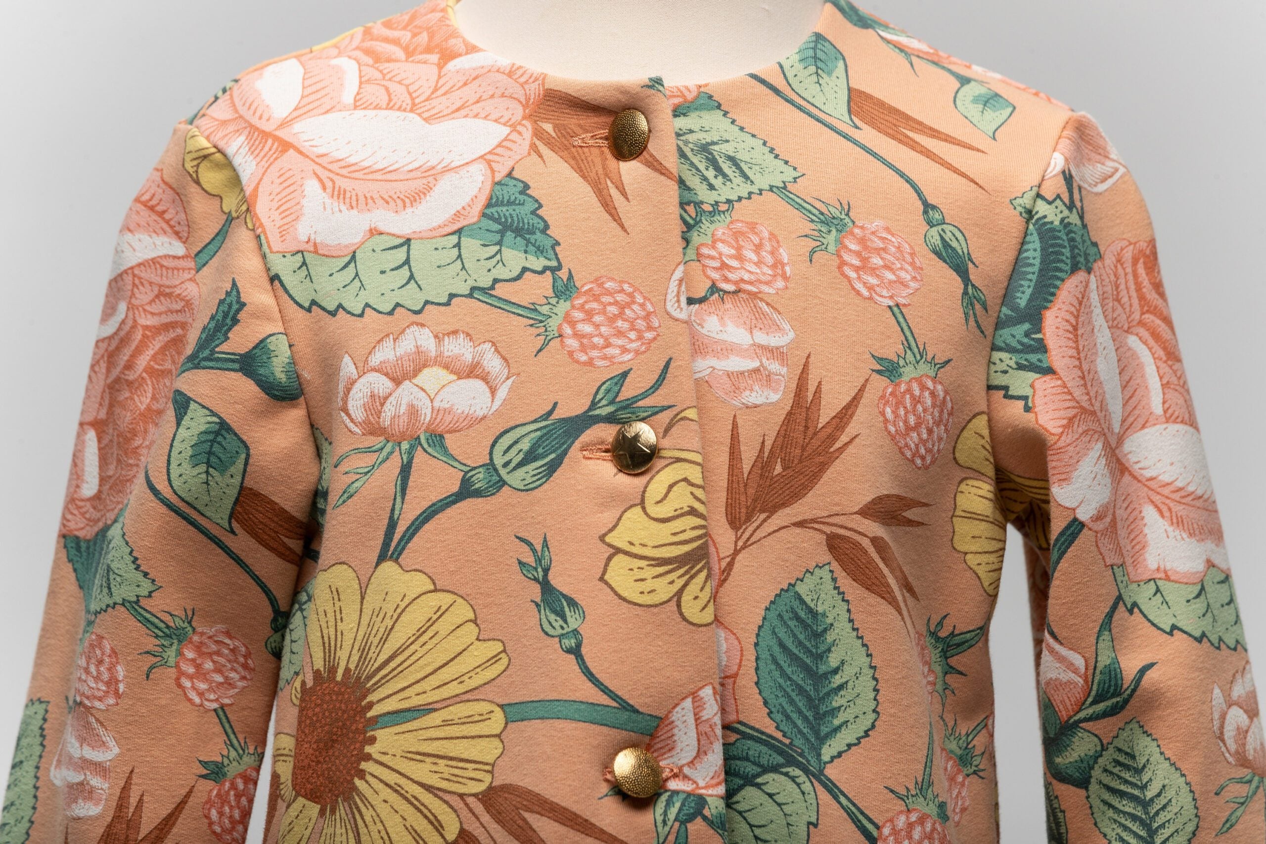 SOFIE & PAUL - Boho Jacke  aus Sommersweat mit 3/4 Volantärmeln noch Gr. 104/110 und Gr. 128/134 jetzt reduziert!