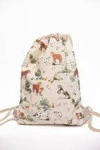 SOFIE & PAUL- Handmade Turnbeutel Pferdesommer braun beige