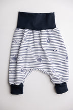 SOFIE & PAUL - Pumphose aus Jersey NAUTIC SEA Bündchenfarbe navy noch in Gr. 56/62 vorrätig reduziert!