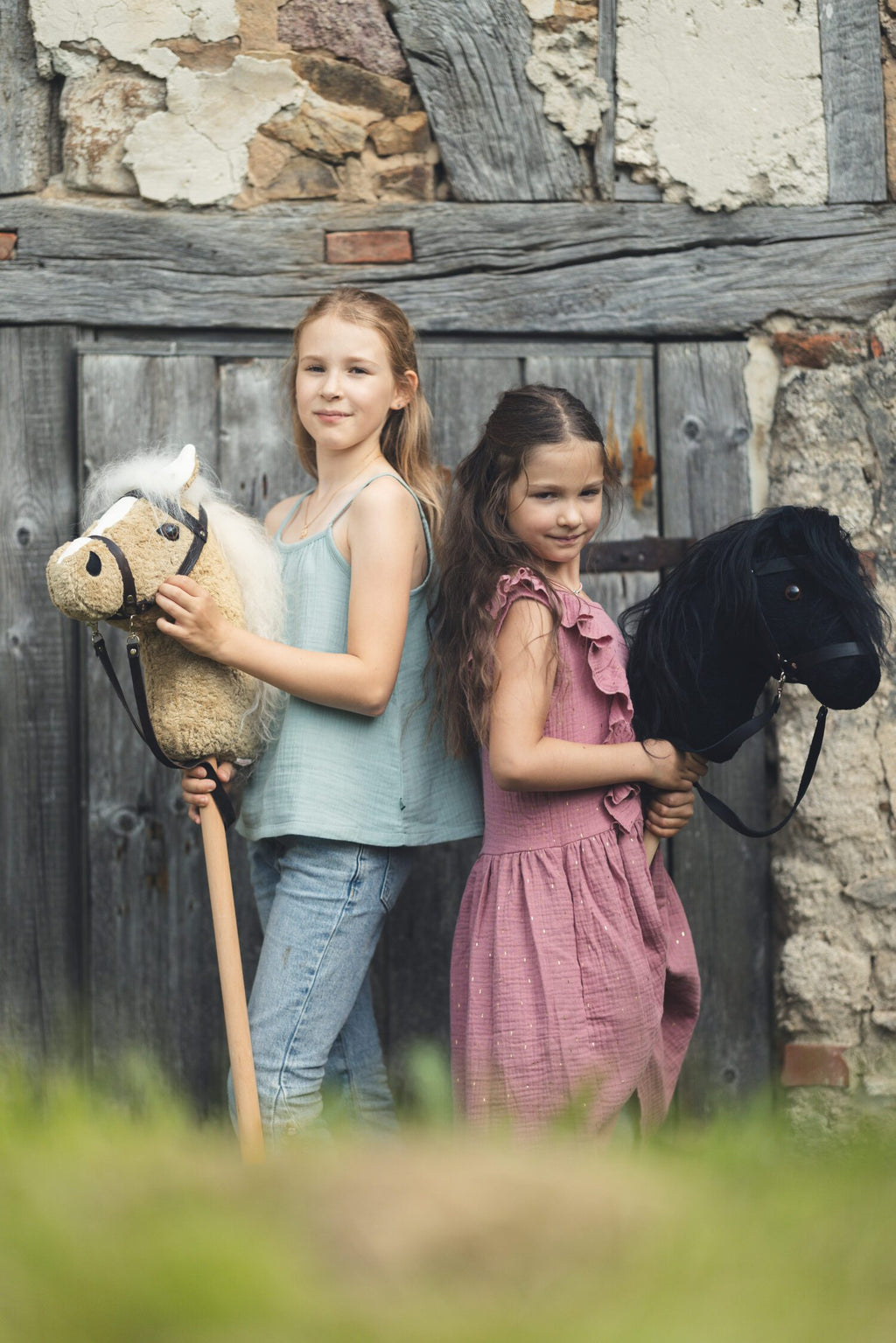 Steckenpferd "Zimtstern" in hochwertiger Verarbeitung mit toller heller Mähne