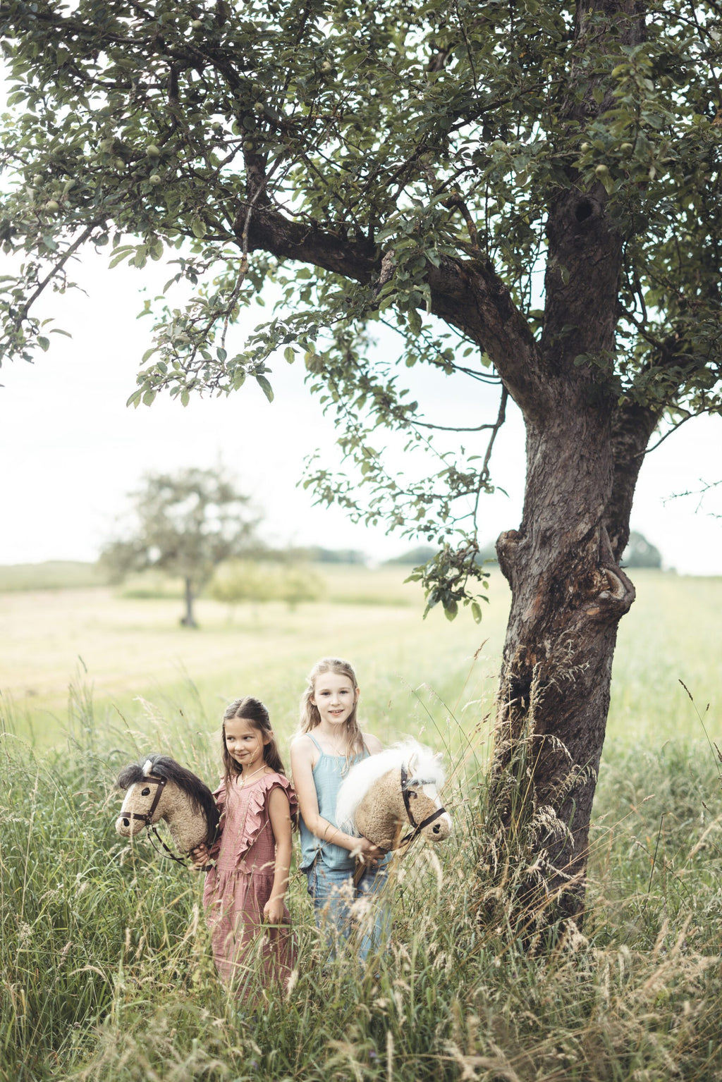Steckenpferd "Zimtstern" in hochwertiger Verarbeitung mit toller heller Mähne