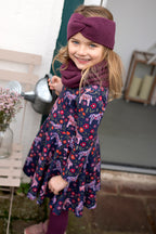 ENFANT TERRIBLE  Drehkleid mit Pferdedruck in midnight
