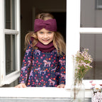 ENFANT TERRIBLE  Drehkleid mit Pferdedruck in midnight