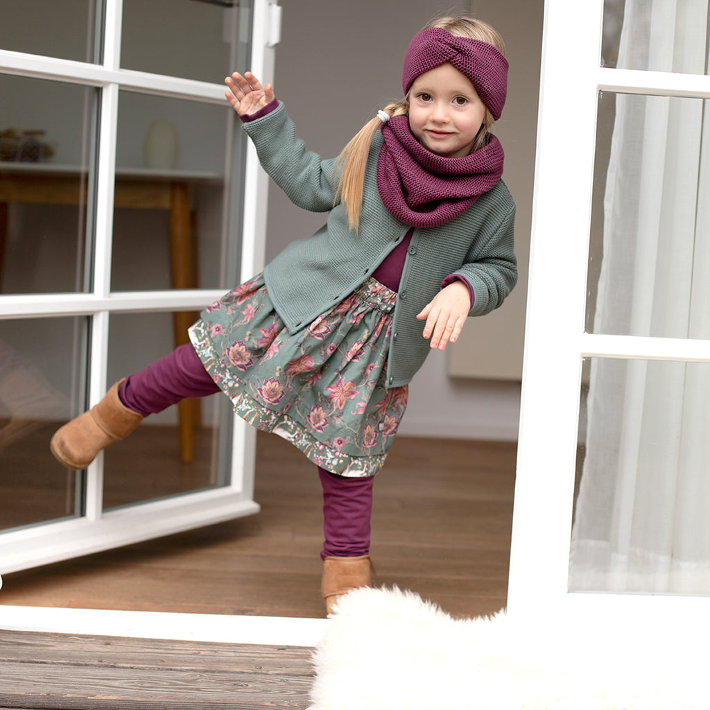 ENFANT TERRIBLE Wenderock Blumen-und Pferdedruck in pistachio-moss