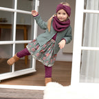 ENFANT TERRIBLE Wenderock Blumen-und Pferdedruck in pistachio-moss