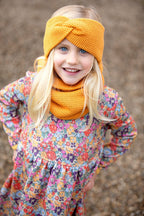 ENFANT TERRIBLE - Sweatkleid mit Blumendruck in curry  reduziert!
